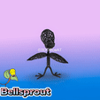 069.gif #069 Bellsprout Pokemon Wiremon Figure - Flower resin print