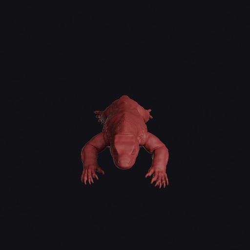 Leaping Monitor Lizard