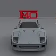 F40-Anim.gif Carro Ferrari F40 em estilo de banda desenhada