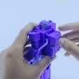 XiaoYing_Video_1561816793128.gif Free STL file G1 TRANSFORMERS SHOCKWAVE・Design to download and 3D print, Toymakr3D