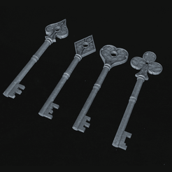 keys.gif STL file Resident evil 2 remake precinct keys・Design to download and 3D print, OneInTheSun
