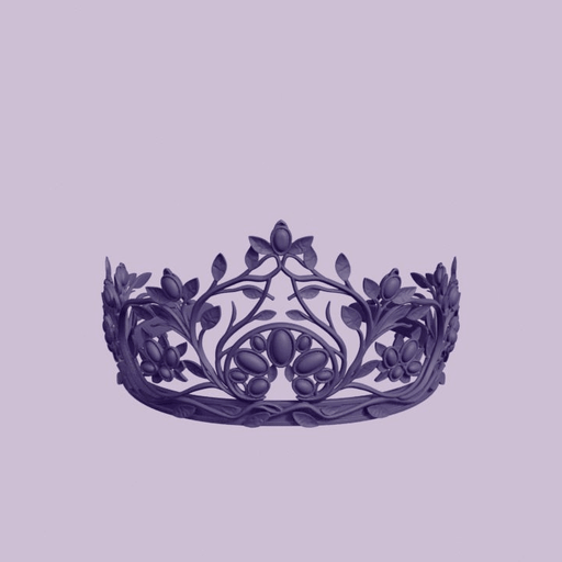 Ornate Botanical Foliage Tiara Crown