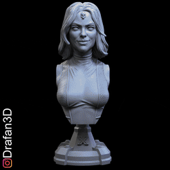 MY.gif STL MYSTIQUE X- BUSTO DE CABALLERO IMPRESIÓN 3D