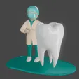 Gif-Animado-01.gif Dentist Tooth Pot STL (in colors)