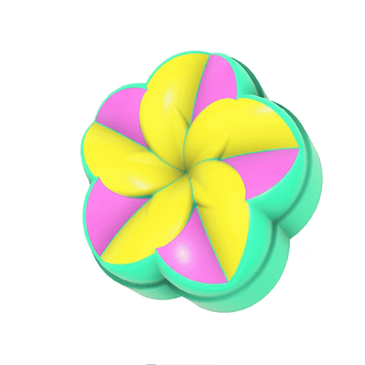 Plumeria 2 flower - 3D model önizlemesi