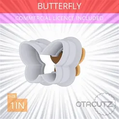 Butterfly~1in.gif Butterfly Cookie Cutter 1in / 2.5cm