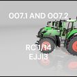 007.1-and-007.2.mp4 1/14 Radio-controlled tractor 007.1 and 007.2