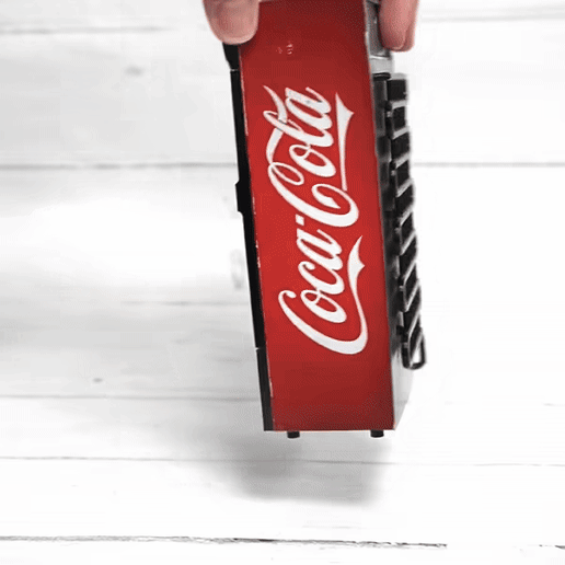 1/12 Scale Coca-Cola Mini Fridge Display – Soda Style Showcase