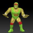 hulk hoggan.gif Файл 3D Hulk Hogan vintage WWF action figure・Модель 3D-принтера для скачивания