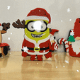 Sequence-01_20-1-min.gif STL file CHRISTMAS MINION・3D print design to download