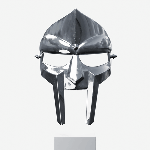 MF Doom Cosplay Mask - Steel & Leather – 3D Printing by