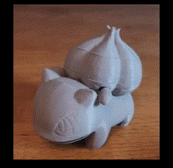 Bulbasaur-Flexi-STL.gif Archivo STL Bulbasaur Flexi STL・Modelo de impresión 3D para descargar
