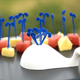 SproutToothpicks.gif Free STL file Wally Whale Vase・Design to download and 3D print, Xacto