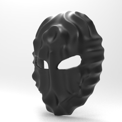 untitled.503.gif STL file mask mask voronoi cosplay・Model to download and 3D print