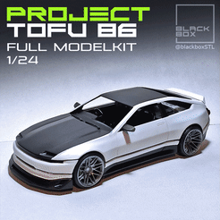 0a.gif 3D file Project Tofu 1/24 FULL MODELKIT・Model to download and 3D print
