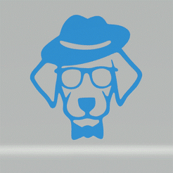 ABB_198.gif Archivo STL perro_w・Objeto imprimible en 3D para descargar