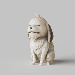 Akamaru.gif Fichier STL Akamaru-赤丸-Kiba Inuzuka-火影忍者-Naruto・Plan imprimable en 3D à télécharger