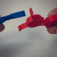 ezgif.com-optimize.gif STL file Bee Design Fidget Spinner and Wall Decor, Multi Piece, Snap Together・3D printing model to download