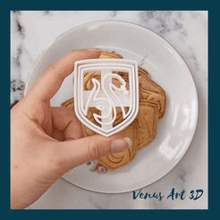Slytherin.gif STL file 🐍 SLYTHERIN COOKIE CUTTER 🐍・Model to download and 3D print, Venus_Art