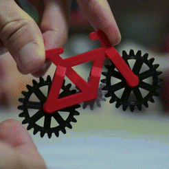 bike-1.gif Download free STL file Geared bike • 3D print object, RodMuzac