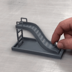 Impossible-Slide-GIF.gif 3D-Datei Unmögliche Rutsche Interaktive optische Illusion・Modell für 3D-Drucker zum Herunterladen