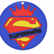 SUPERMOM-MOTHERS-DAY-PORTUGUESE-v2.gif Supermãe Dia Das Mães KeyChain and Cup holder