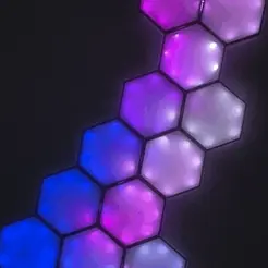 DIY-Nanoleaf.gif DIY,Nanoleaf, Hexagon lamp