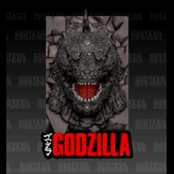 GOD.gif Télécharger fichier STL Godzilla Magnet (Godzilla Vs Kong) • Design imprimable en 3D, GioteyaDesigns