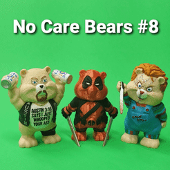 20210429_012647.gif STL file No Care Bear Collection #8・Design to download and 3D print, LittleTup