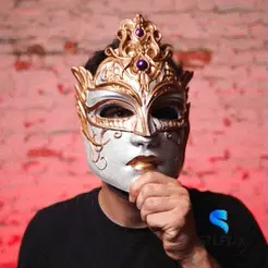 Carnival-Mask-logo_1.gif 3D-Datei Karneval Maske・3D-Druck-Idee zum Herunterladen