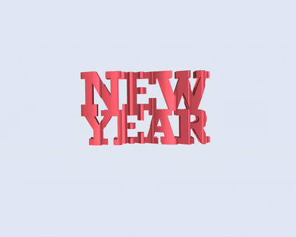 New  Me.gif Text Flip: New Year - New Me
