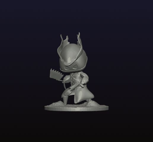 1000000553.gif Bloodborne 3d model stl, astrobot, astro bot hunter bloodborne, action figure, Yarnam, astro's playroom,  cameo astro. Астро бот 2, камера охотник, бладборн. Playstation,  ps5.
