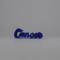 Cancer.gif STL file Text Flip, Cancer・Model to download and 3D print, master__printer
