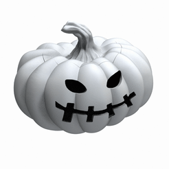 Jeffrey-Pumpkin-Grey-Gif.gif Download STL file Jeffrey the Pumpkin - Halloween Collection • 3D printing template, MStarZ