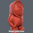Minion-Squid-Game.gif Télécharger le fichier STL Minion Squid Game(Easy print no support) • Objet à imprimer en 3D, Alsamen