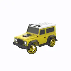 720x720_GIF.gif Jeep - Housing for RC Car  - Printable 3d model - STL files