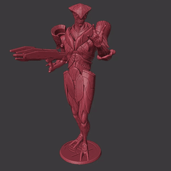 javik.gif Archivo STL Estatua de Mass Effect Javik・Objeto imprimible en 3D para descargar, Tronic3100