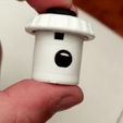 CLIP-FIJACION-CUNA.gif STL-Datei Clip zur Befestigung der Wiegebarriere kostenlos・Design für 3D-Drucker zum herunterladen