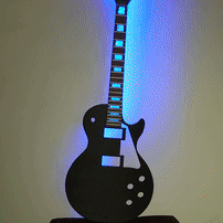 Webp.net-gifmaker(1).gif STL file guitare LED type Les Paul Custom・3D printable model to download