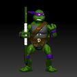 Donatello.gif Файл 3D Donatello TMNT 6" 3D PRINTABLE ACTION FIGURE.・Модель для печати в 3D скачать