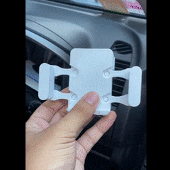 car-holder1.gif Файл 3D Автомобильный держатель для телефона NO:01・Модель для загрузки и 3D-печати