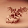 dcc547cb9ff4ff6014479d44e7537d26_original.gif Dragon's Lair miniatures - Dragon on rocks 2