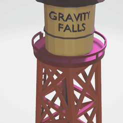 Tow.gif Fichier STL gratuit Gravity Falls - "Tour d'eau"・Plan pour imprimante 3D à télécharger