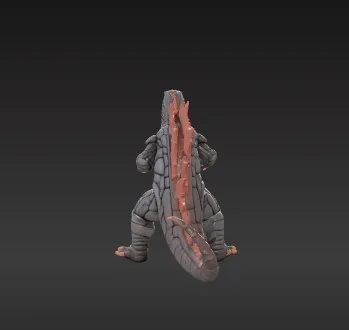 firefox_1CX0MoSXiz.gif 3D Printable Godzilla Articulated Figure – Flexible Joints and Detailed Design