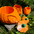 20220606_140101gif.gif Pumpkin dragon skull mug/stein, candy bowl and trick or treat bucket *Commercial version*