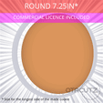 Round_7.25in.gif Round Cookie Cutter 7.25in / 184.15mm