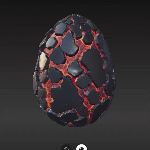 dragon-feu-bis.mp4 Fire dragon egg - Game of thrones