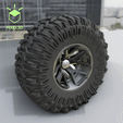 Truck1.gif Download STL file CUSTOm WHEELS PACK 6f-1A • Design to 3D print, Pixel3D