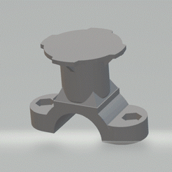 1-fixation-guidon-22-¤.gif Download STL file quad lock multiple fixation • 3D printable object, deejay-john2