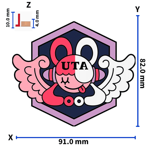 LOGO UTA / ONE PIECE - COOKIE CUTTER / ANIME